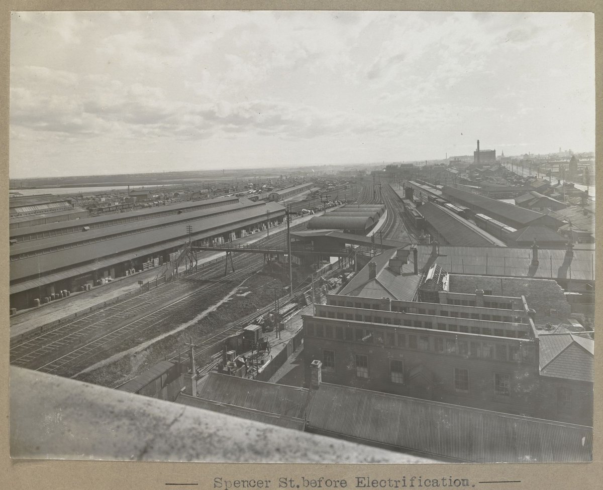 Spencer St.before Electrification, Melbourne City (1905–28)