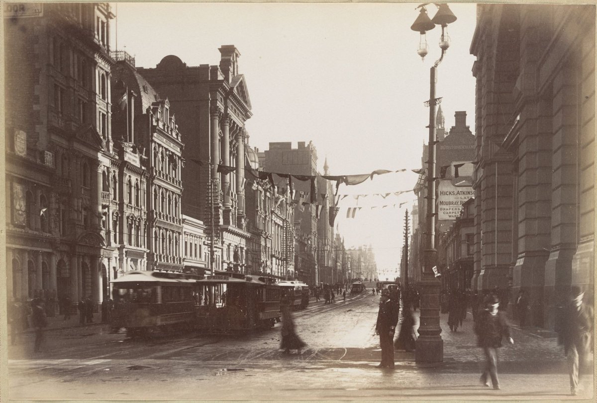 Collins Street, Melbourne City (1892–1900)