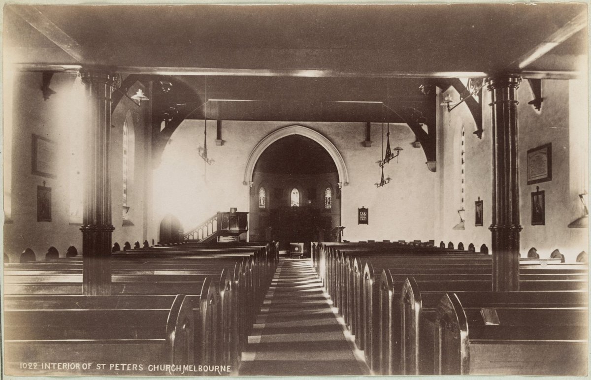 Interior of St Peter's Church [East] Melbourne (1892–1900)