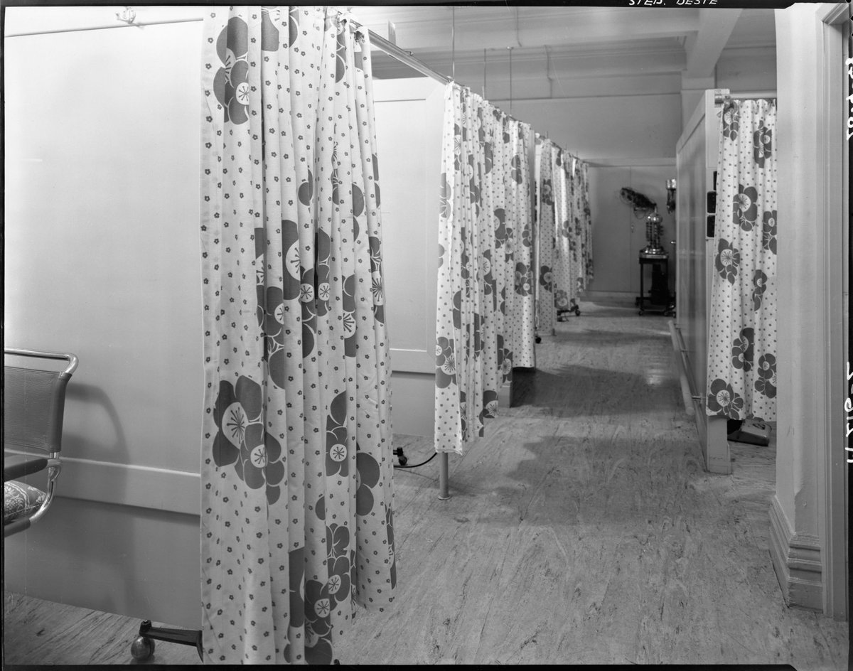 Beautician's cubicles, Stephanie Deste Beauty Lodge, 1st floor, Brooks Building, 59-65 Elizabeth St. Melbourne, Melbourne City (1948)