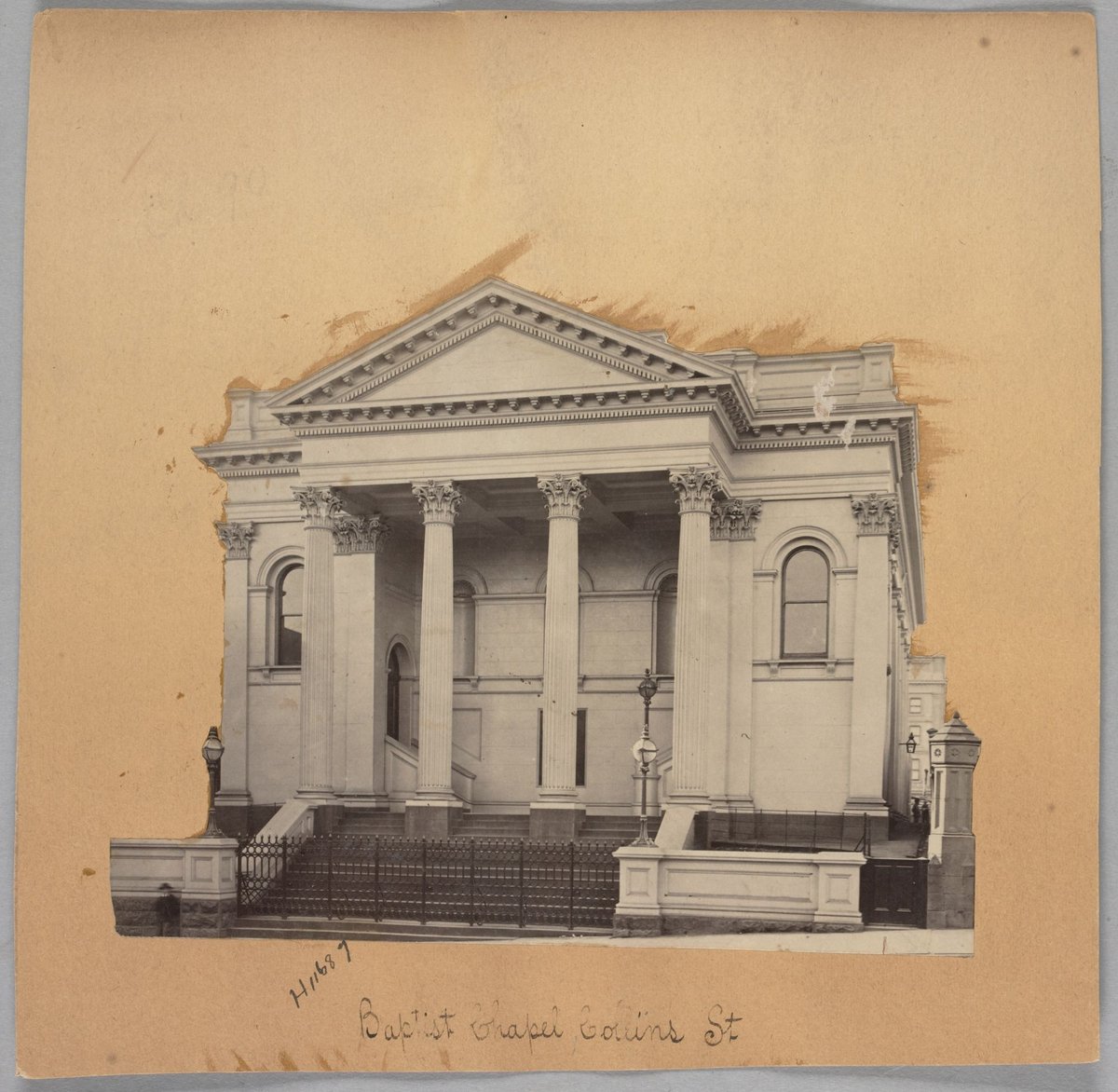 Baptist Chapel, Collins Street, Melbourne, Melbourne City (1890–1900)