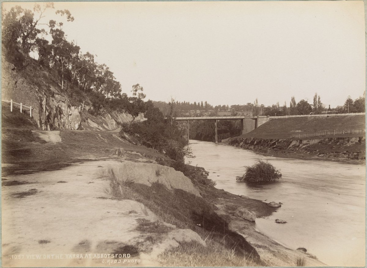 View on the Yarra at Abbotsford (1892–1900)