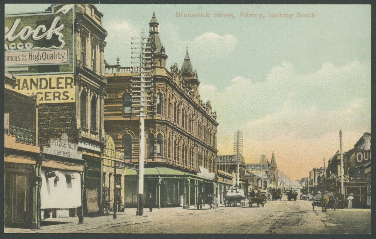Brunswick Street, Fitzroy, looking South (c. 1906)