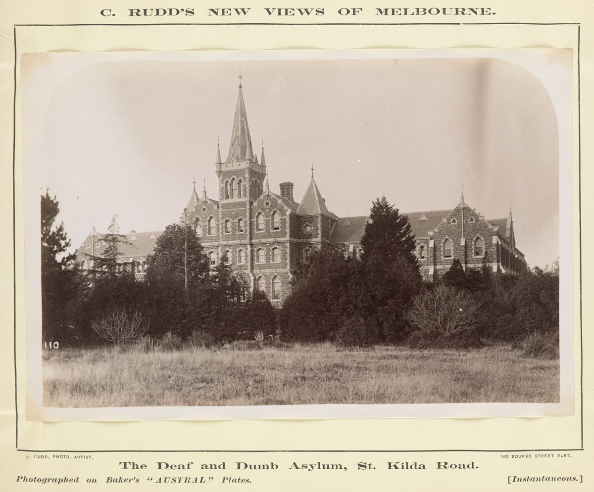 The Deaf & Dumb Asylum, St Kilda Rd, Melbourne City (1892–1900)