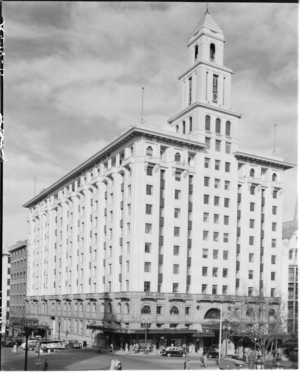 T & G (Temperance & General) Mutual Life Assurance Society Building, 161 Collins St., Melbourne, Melbourne City (1949)