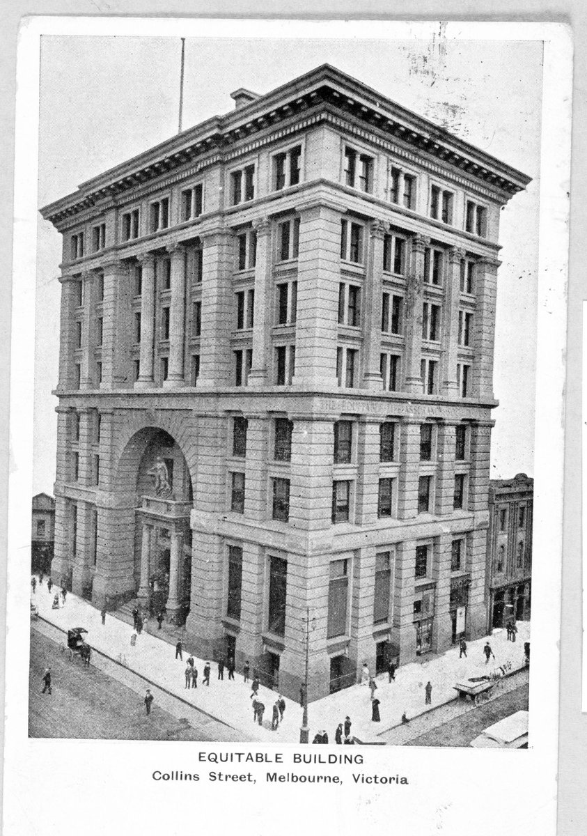 EQUITABLE BUILDING Collins Street, Melbourne, Victoria, Melbourne City (c. 1906)