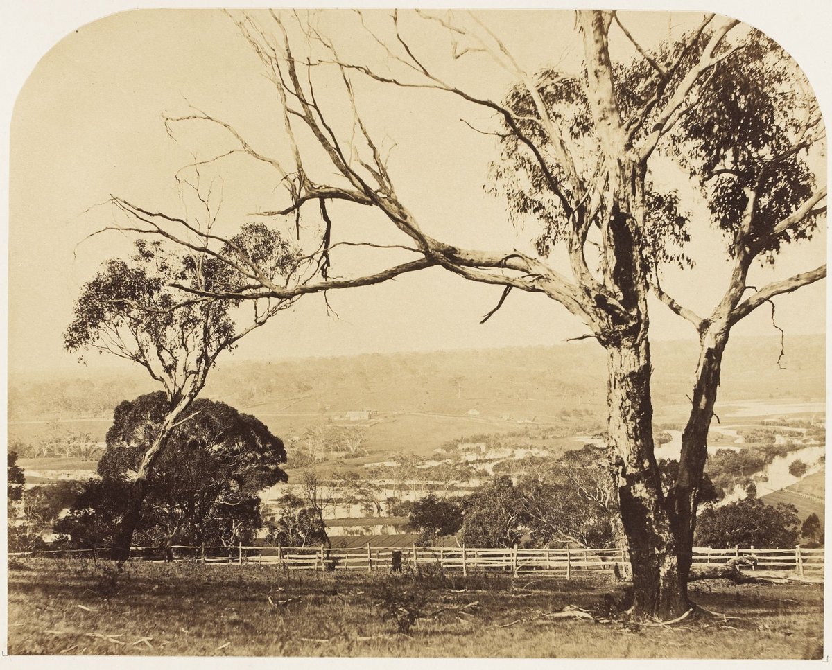 Views near Heidelberg : the Yarra flooded (c. 1858)