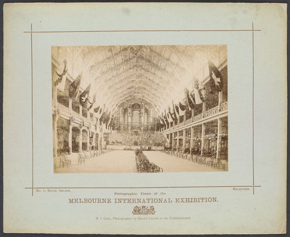 View of Main Hall at the Melbourne International Exhibition (1880–81)