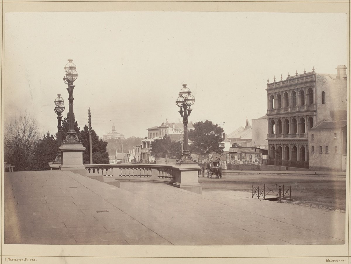 Spring Street from the Treasury 1875, Melbourne City
