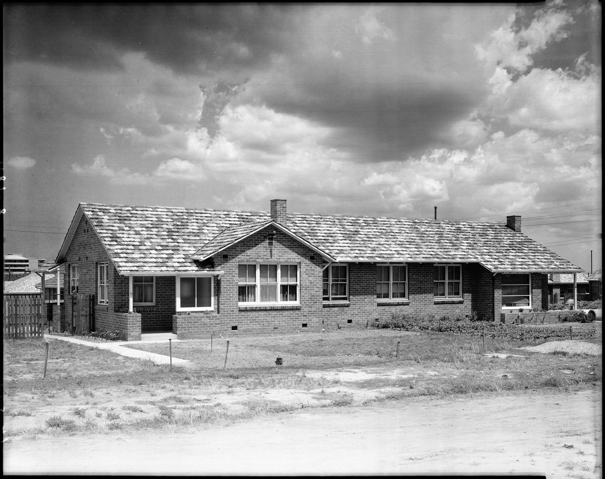Housing Commission home with two entrances, Coburg, Preston and Heidelberg area (c. 1947)