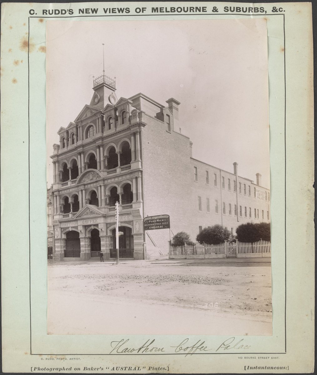 Hawthorn Coffee Palace, Melbourne City (1887)