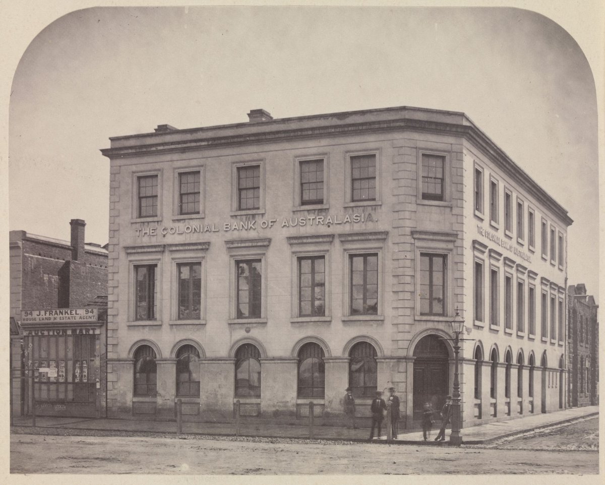Elizabeth St. Melbourne [corner of Little Collins], Melbourne City (c. 1860)