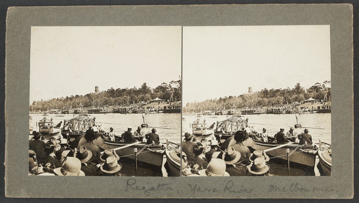 Regatta, Yarra River, Melbourne (1925)
