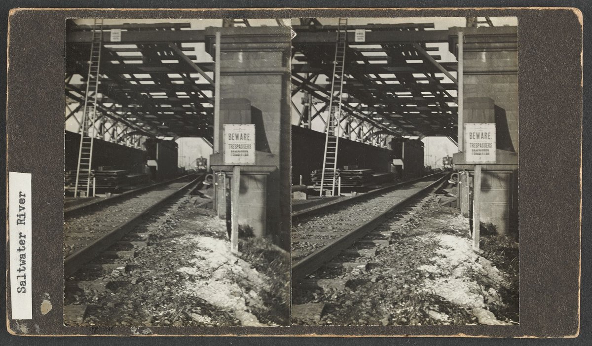 Saltwater River Bridge Footscray picture (c. 1912)