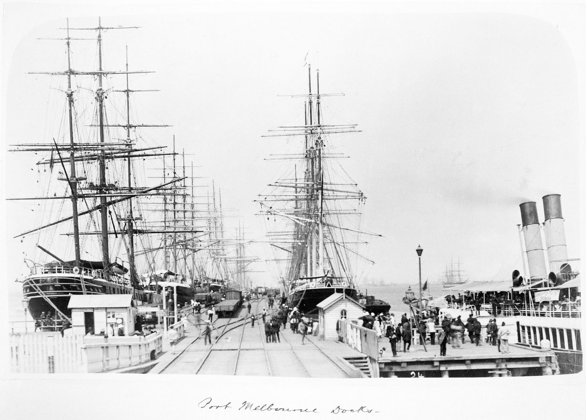 Port Melbourne docks (1890)