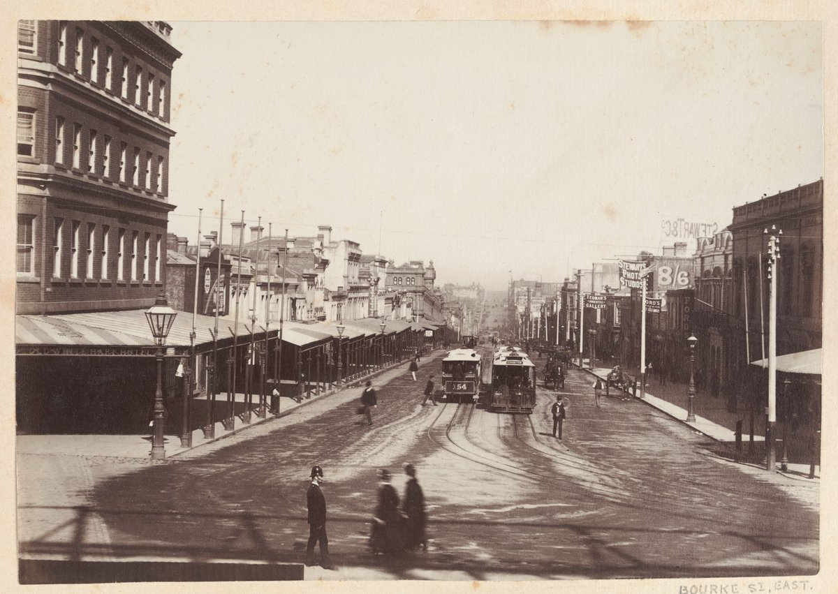 Bourke St. East, Melbourne City (1880–1900)