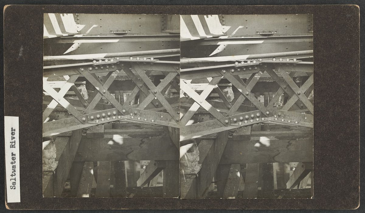 Saltwater River Bridge Footscray picture (c. 1912)