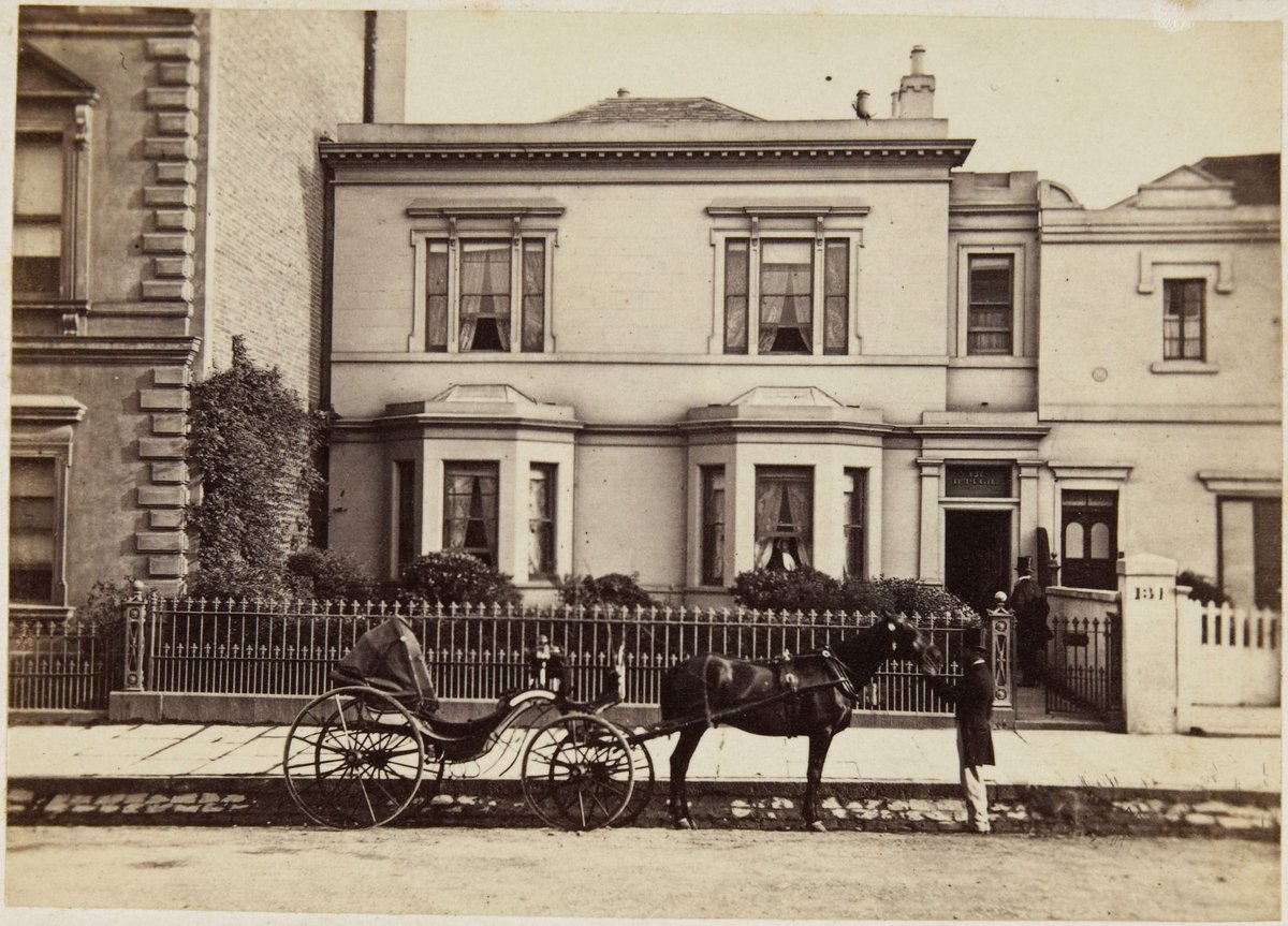 [Premises of Dr. William R. Pugh, surgeon and oculist, 131 Collins Street East, Melbourne], Melbourne City (c. 1865)