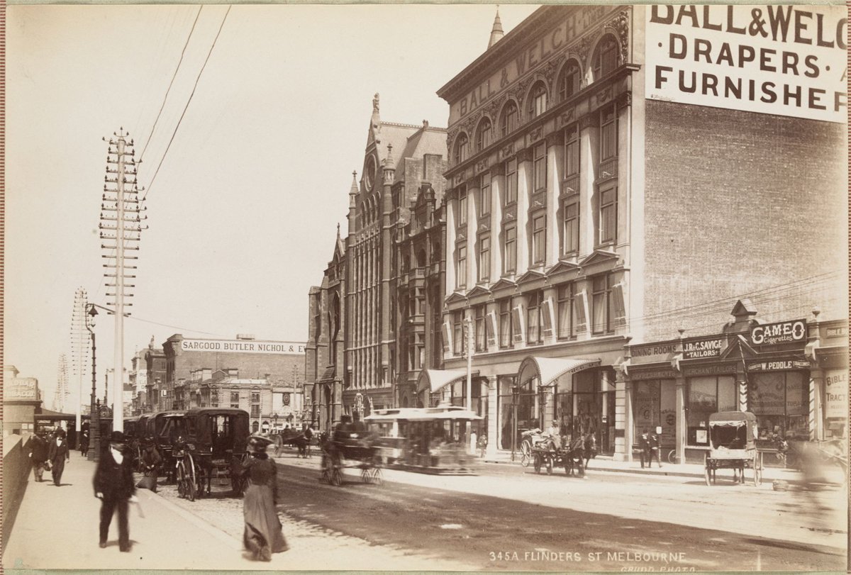 Flinders St. Melbourne, Melbourne City (1892–1900)