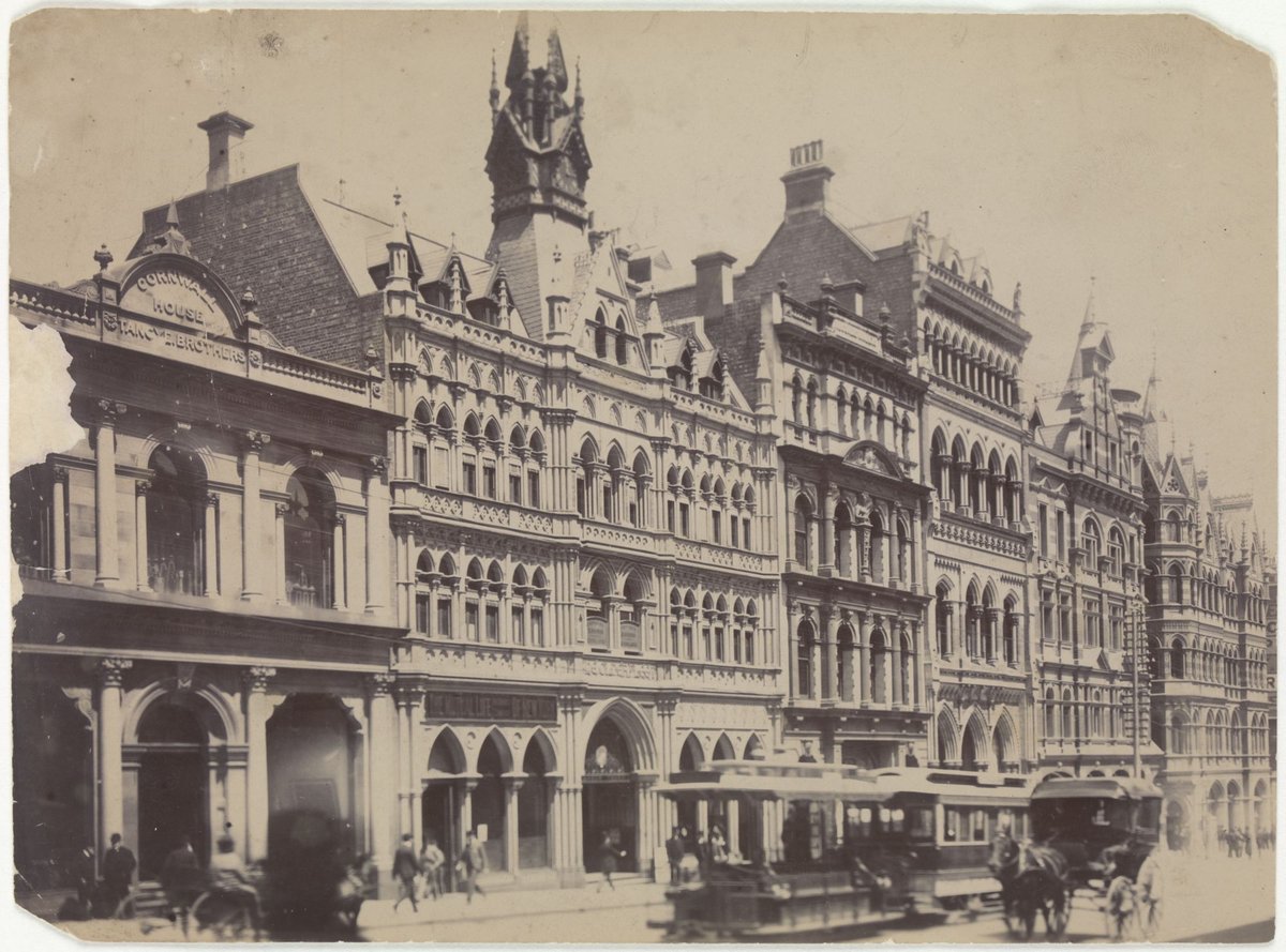Collins Street West, Melbourne, Melbourne City (c. 1890)