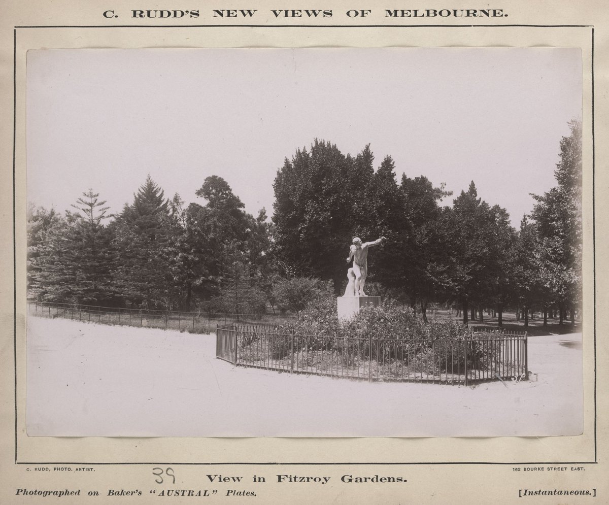 View in Fitzroy Gardens [East] Melbourne, East Melbourne (1886–87)