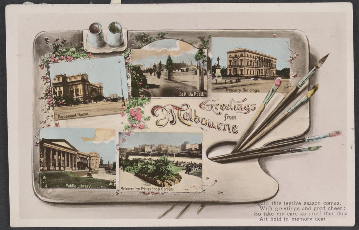Greetings from Melbourne (c. 1880)