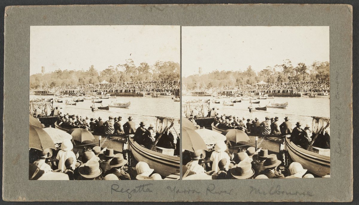 Regatta, Yarra River, Melbourne (1925)