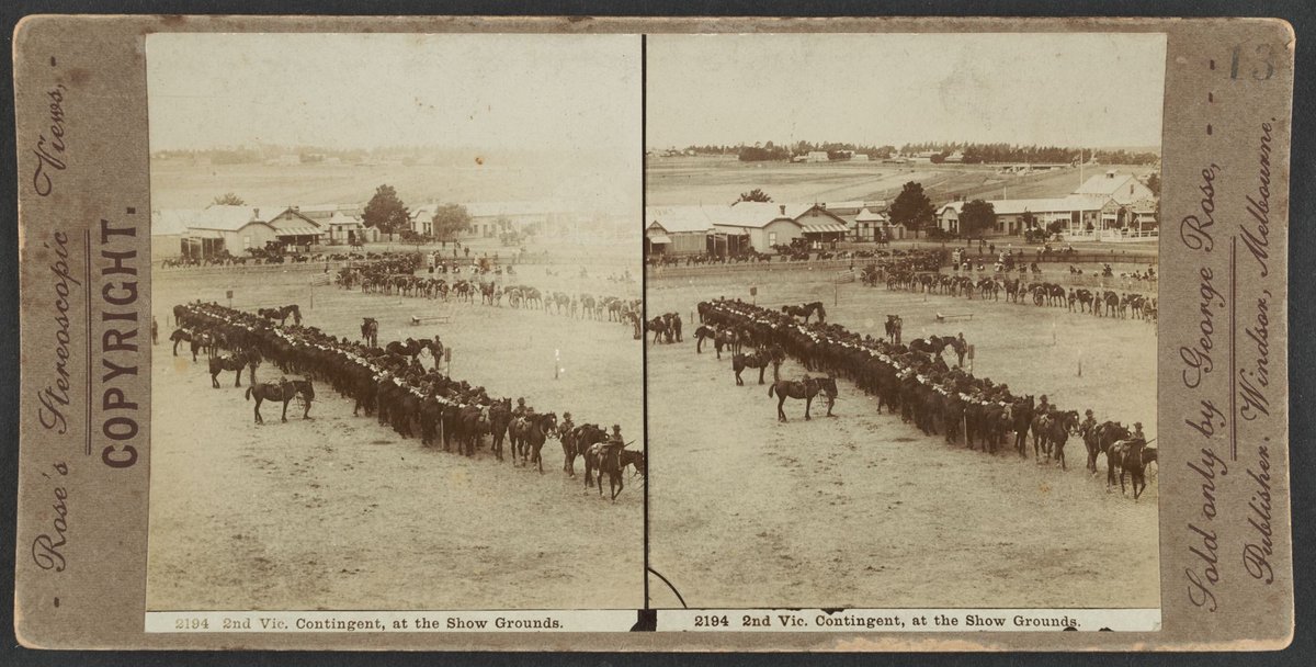 2nd Vic. Contingent, at the Show Grounds [Melbourne, Vic.] (c. 1900)