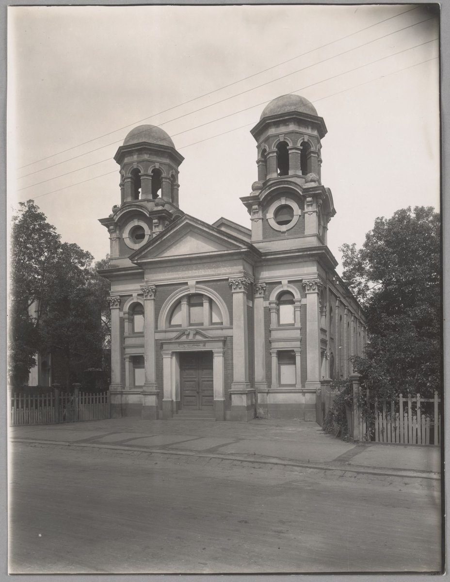 Old Synagogue, Charnwood Crescent, St. Kilda, Melbourne, foundation stone laid on 1st July, 1872, St Kilda (1933)