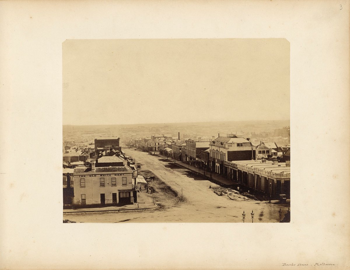 Bourke Street, Melbourne, Melbourne City (c. 1858)