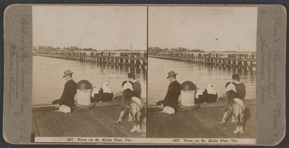 View on St. Kilda Pier, Vic, St Kilda (1890–1900)