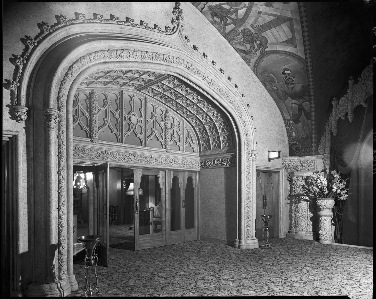 Decorative doorway, Regent Theatre, Collins Street, Melbourne, Melbourne City (1948)