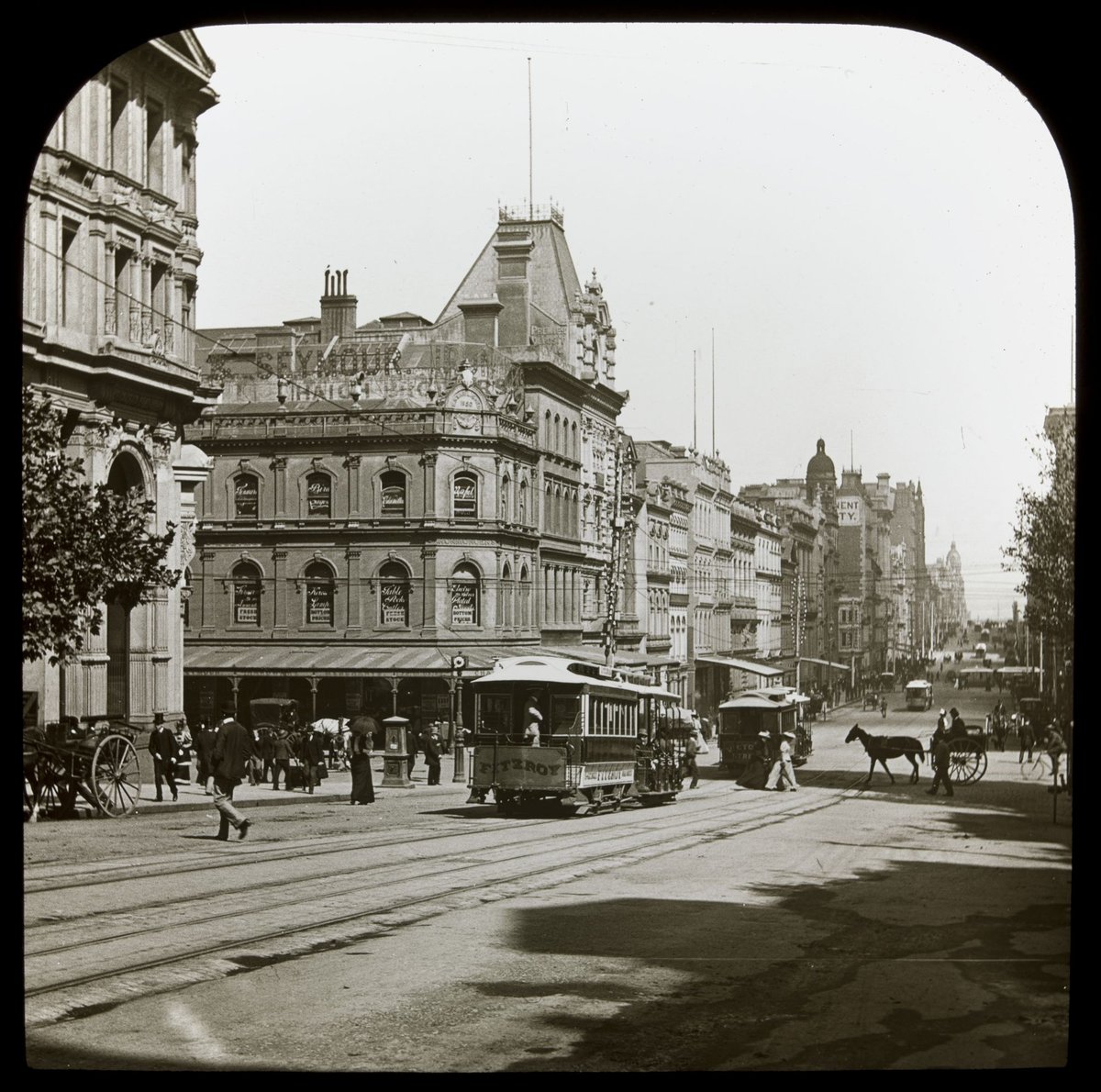Collins Street looking west, Melbourne City (1860–1930)
