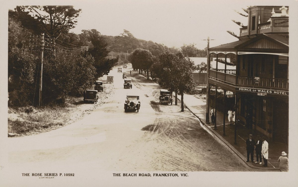 THE BEACH ROAD, FRANKSTON, VIC (1920s)