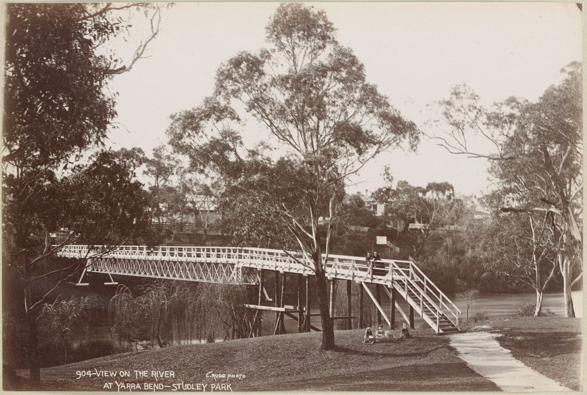 View on the River at Yarra Bend, Studley Park, Kew (1892–1900)