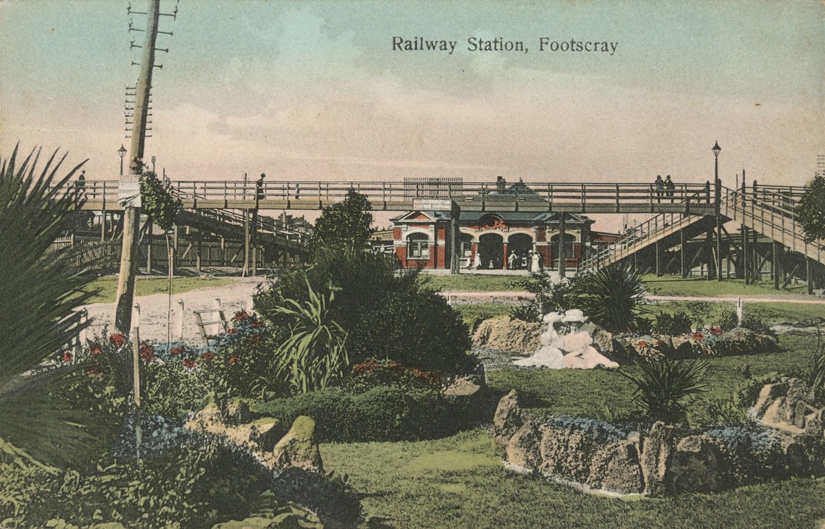 Railway Station, Footscray (1890s)