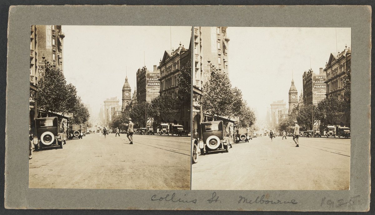 Collins St., Melbourne, Melbourne City (1925)