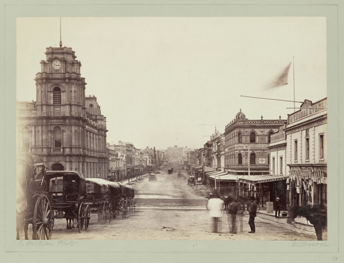 Bourke Street East, Melbourne City (1862–79)
