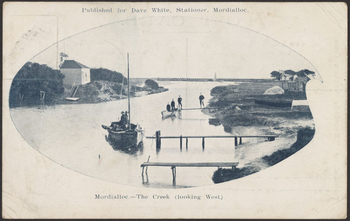 Mordialloc.-The Creek (looking West) (1904–06)