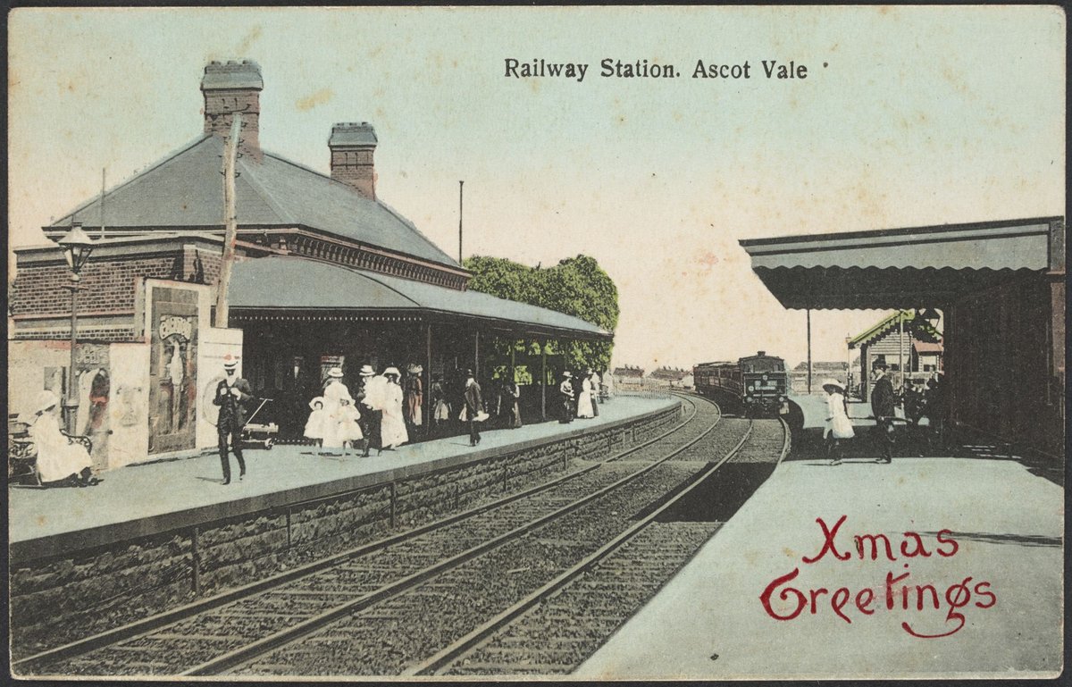 Railway Station. Ascot Vale (c. 1907)