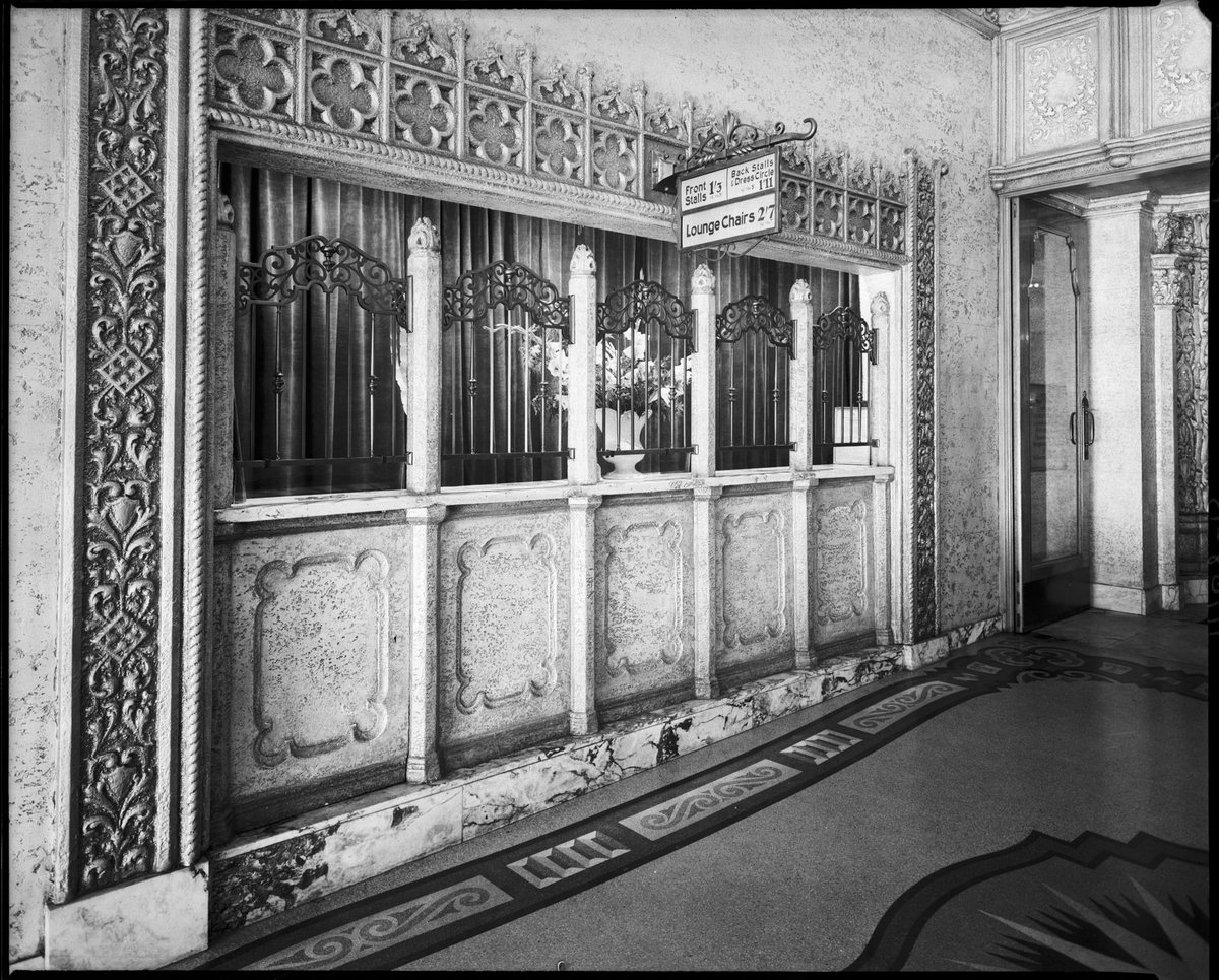 Ticket counters at Regent Theatre, Collins Street, Melbourne, Melbourne City (1948)