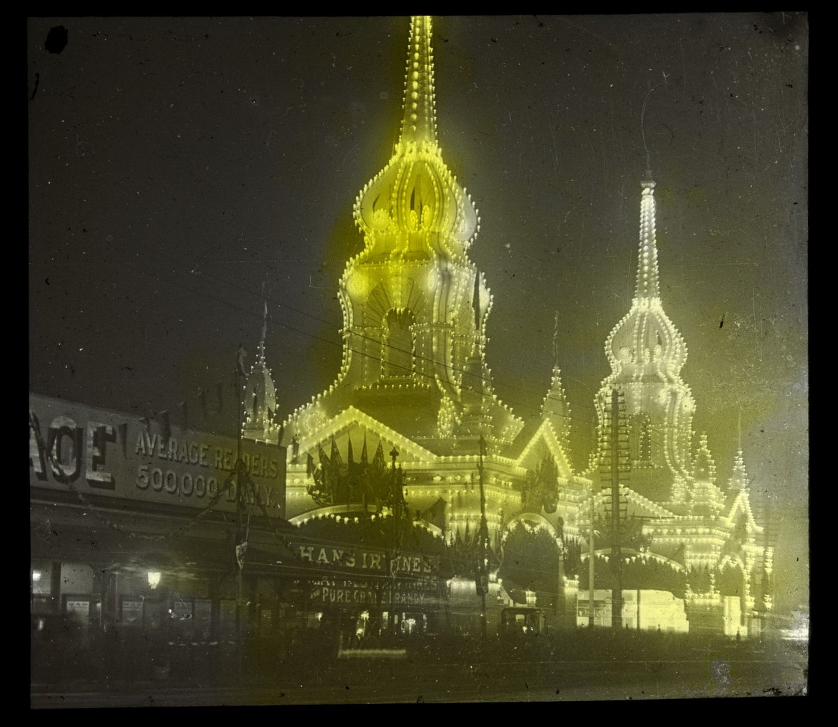 Illuminations during 1901 Royal Visit, Melbourne