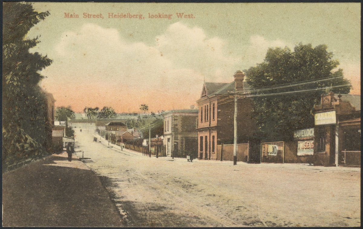 Main Street, Heidelberg, looking West (1900s)