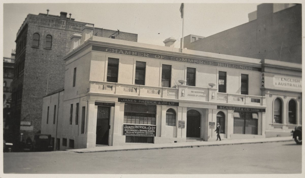 Chamber of Commerce, 35 William Street, cnr. of Flinders Lane, Melbourne City (1933)