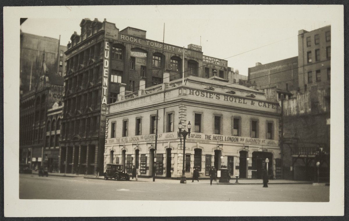 Hosie's Hotel & Cafe, Melbourne (1934)