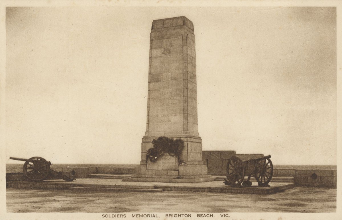 SOLDIERS MEMORIAL. BRIGHTON BEACH. VIC (1925?)