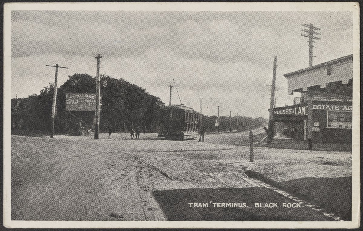 TRAM TERMINUS, BLACK ROCK (1918?)
