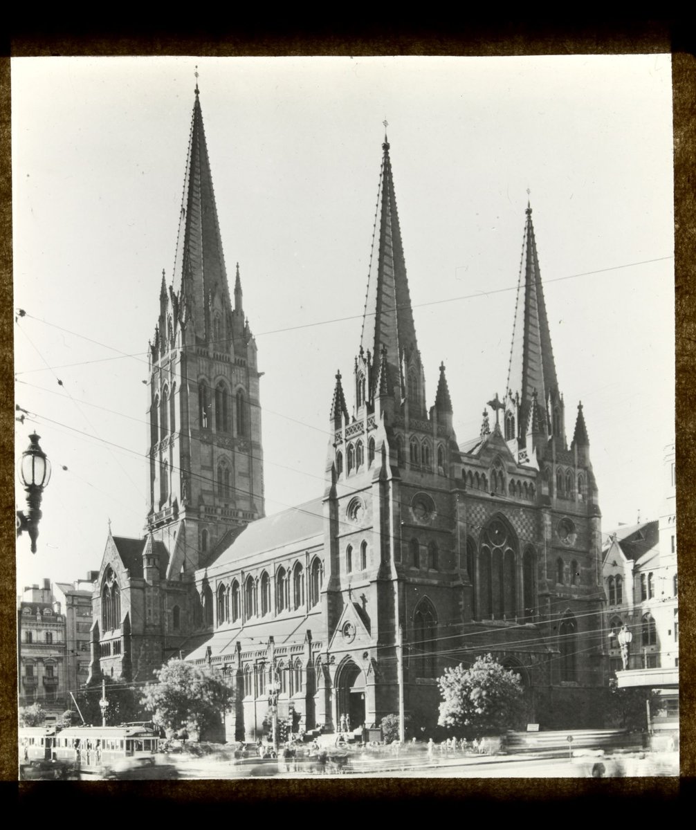 St. Paul's Cathedral, corner Swanston and Flinders Street, Melbourne, Melbourne City (1910–30)