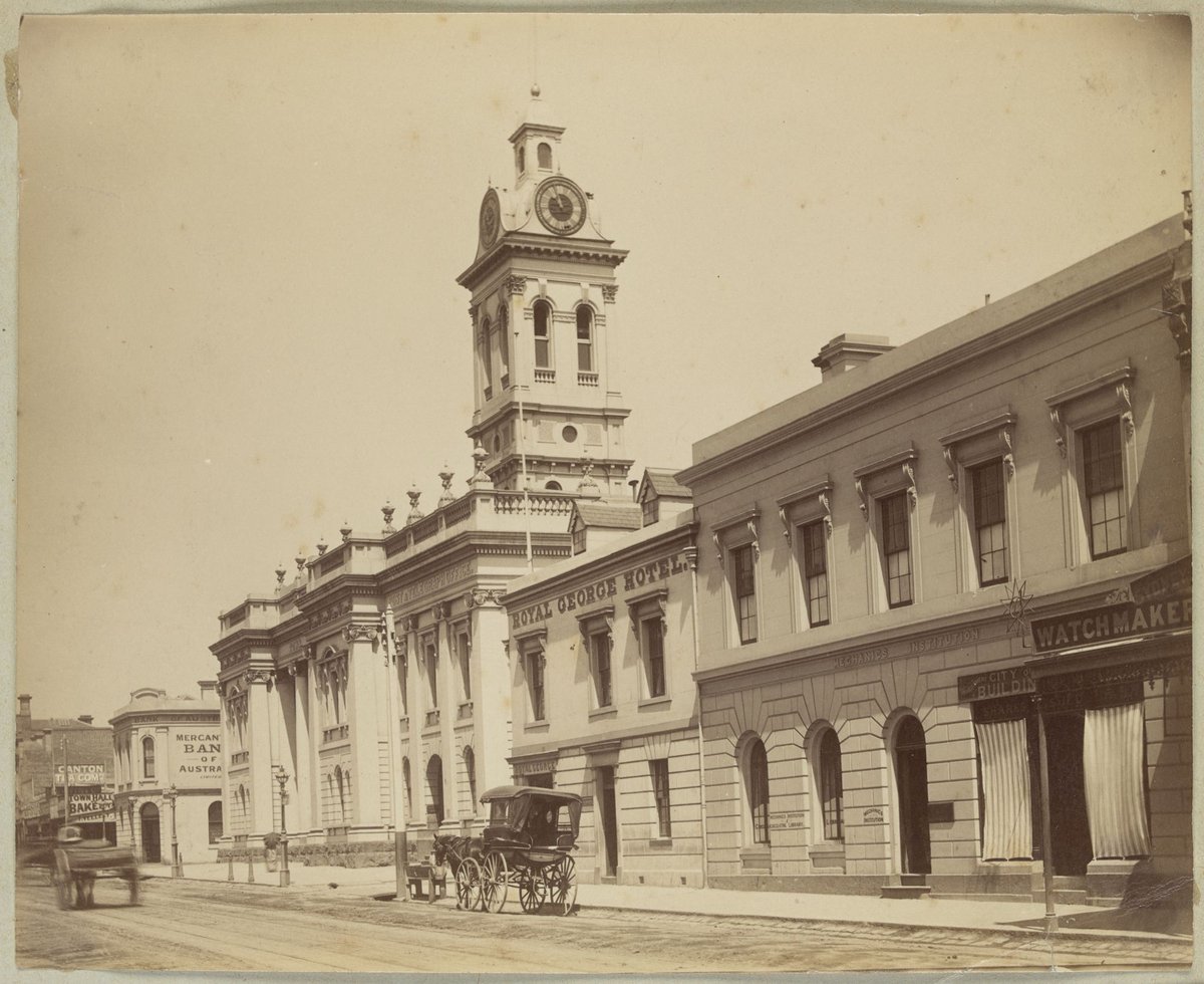 Prahran Town Hall (c. 1900)