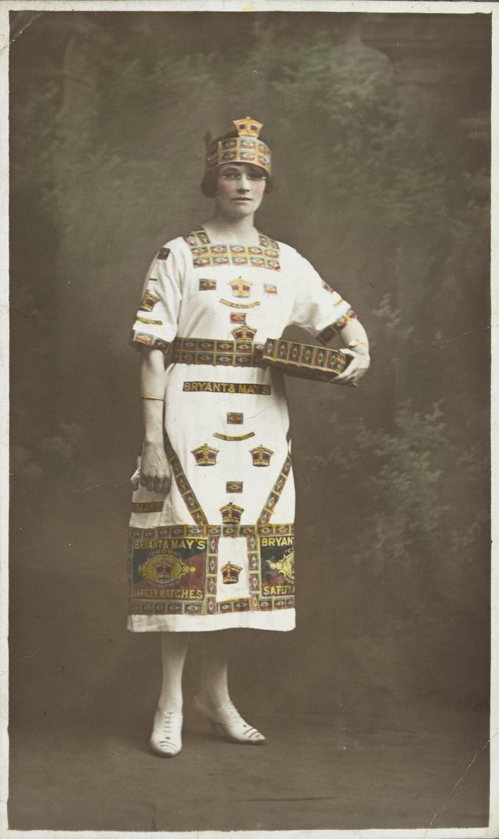 Miss L. Edgar, Royal Sasson? Hotel, Church St. Richmond (c. 1924)